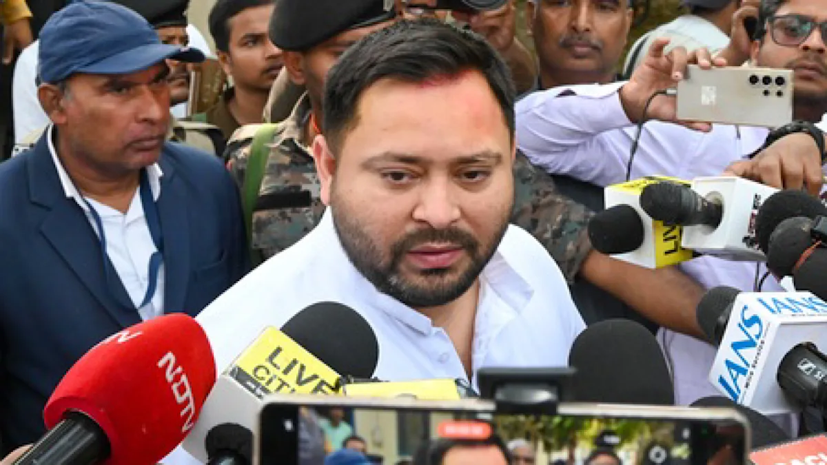 ‘Against public sentiment’, Tejashwi Yadav criticises power shift after Nitish Kumar’s RS move