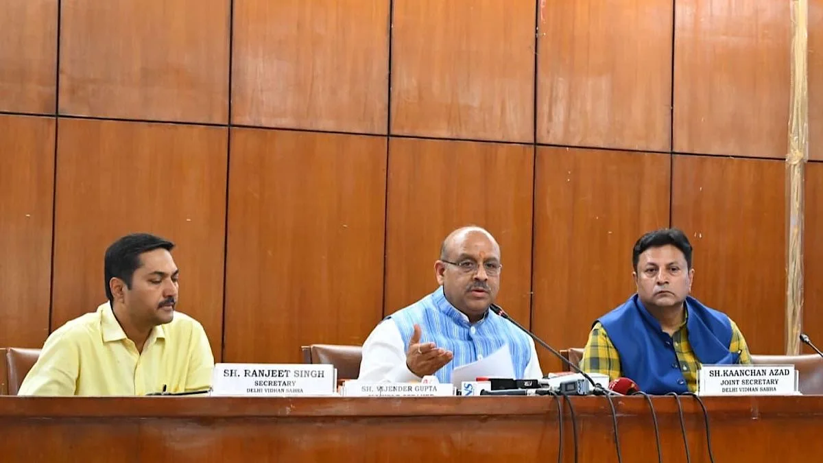 Delhi assembly will roll out ‘Vidhan Sathi’ AI tool for MLAs in budget session: Speaker Vijender Gupta