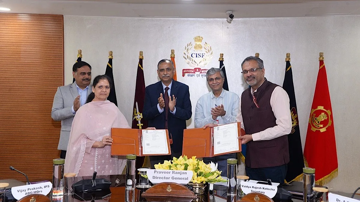 CISF signs MoU with Ayush Ministry to promote holistic health & wellness of personnel