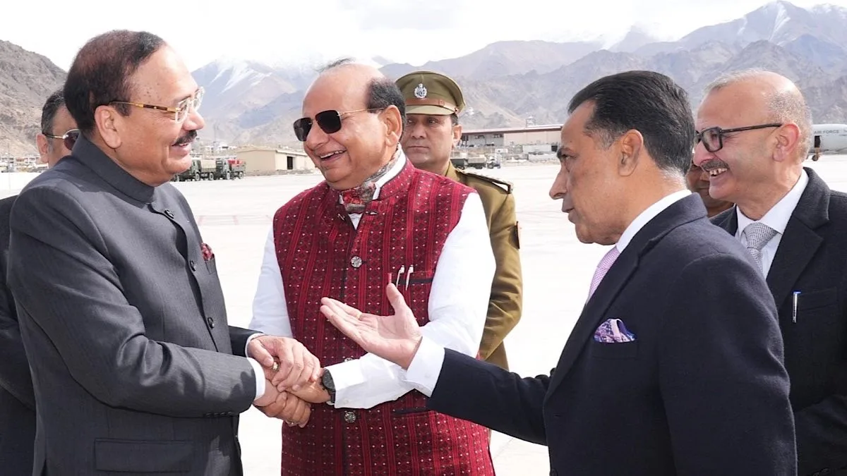 CJI Surya Kant receives warm welcome in Leh, set to boost Ladakh’s judicial infrastructure