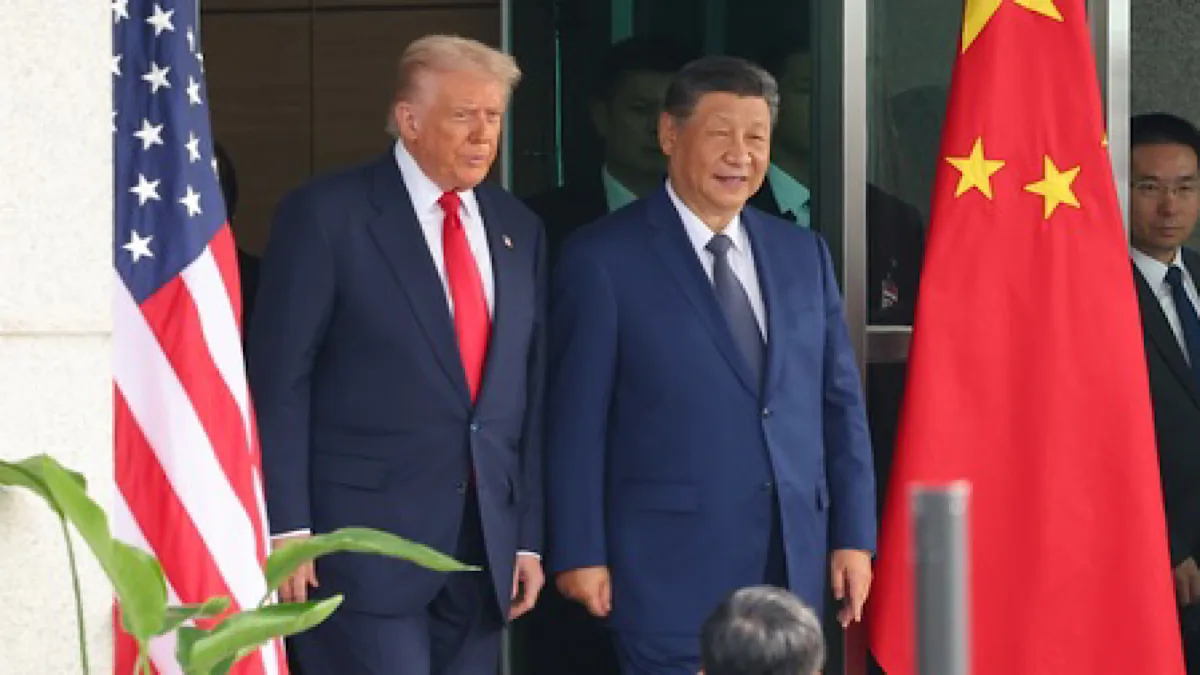 Ahead of China visit, Trump stresses ties and rivalry