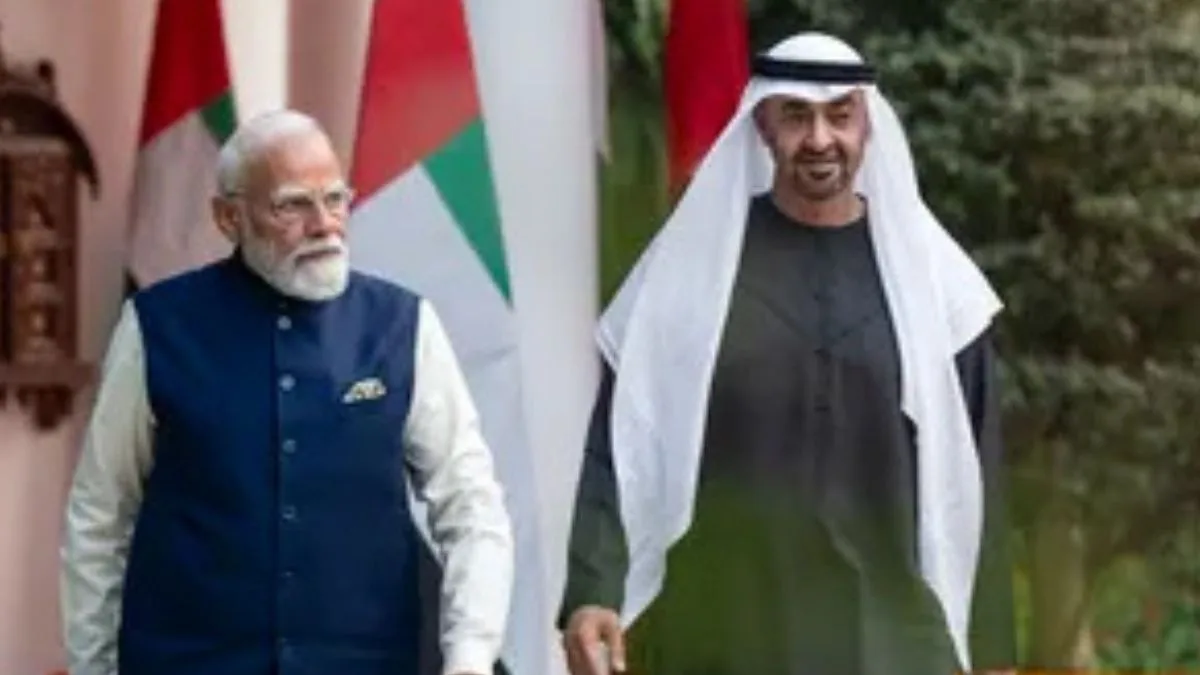 ‎PM Modi, UAE president hold talks on West Asia tensions, stress maritime security and peace