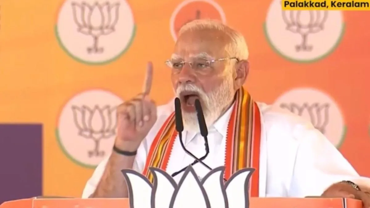 In Kerala, PM Modi slams ‘self-serving politics’ of LDF and UDF, claims trust in BJP growing