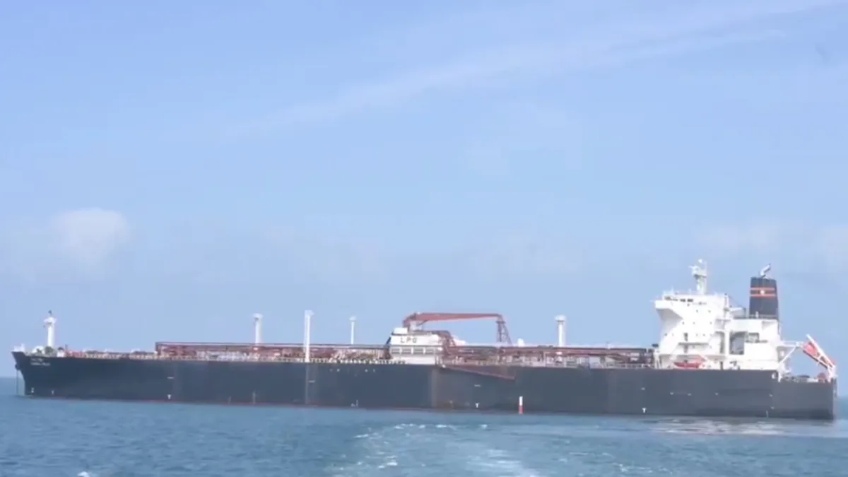 Indian tanker ‘Nanda Devi’ brings home 46,500 metric tons of LPG after safe sail via Hormuz
