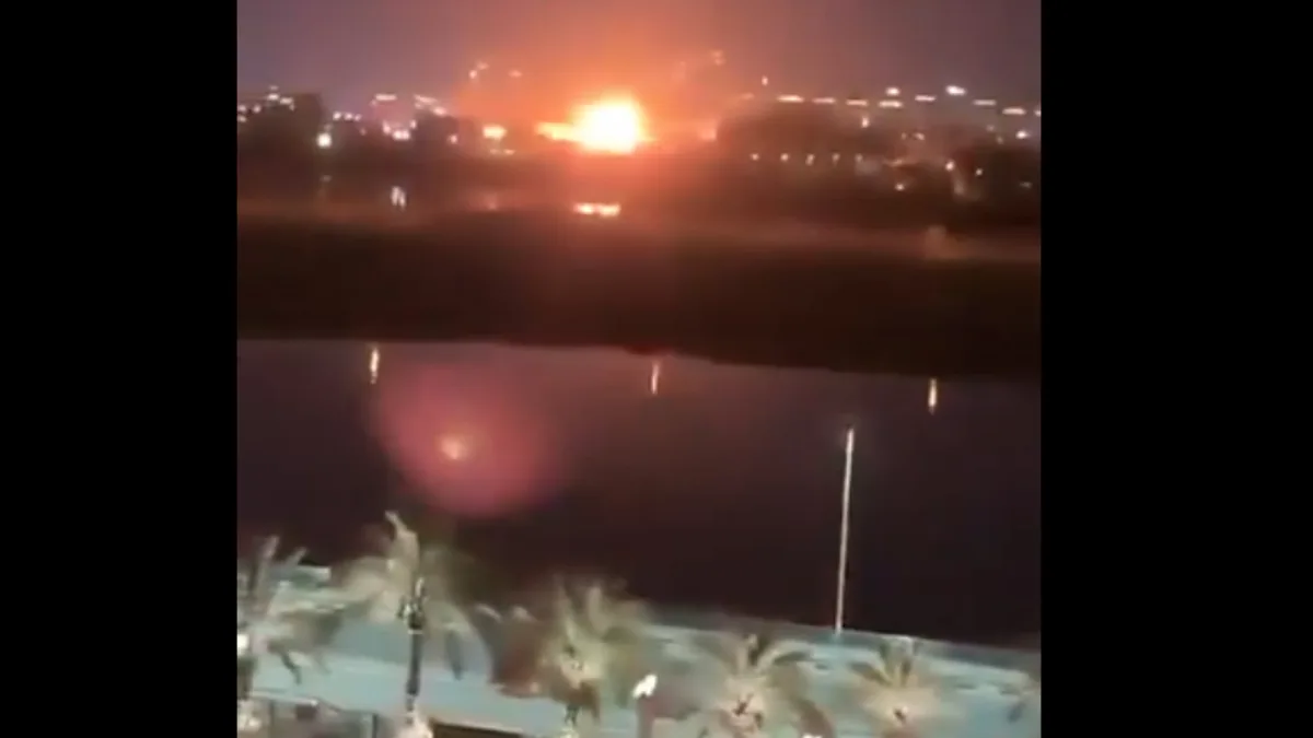 Explosions rock Baghdad: Iran attacks US Embassy, hotel, oilfield; four killed in US air raid