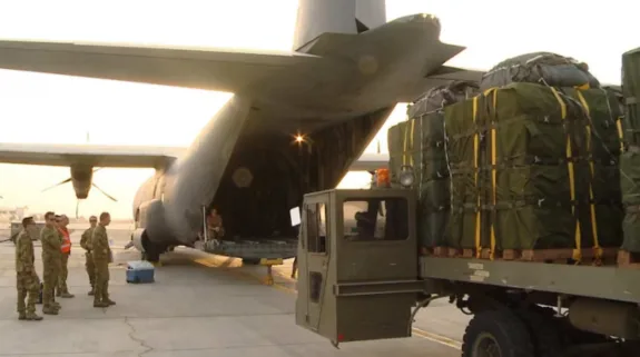 Australian Defence Force at Al Minhad air base. (File pic)