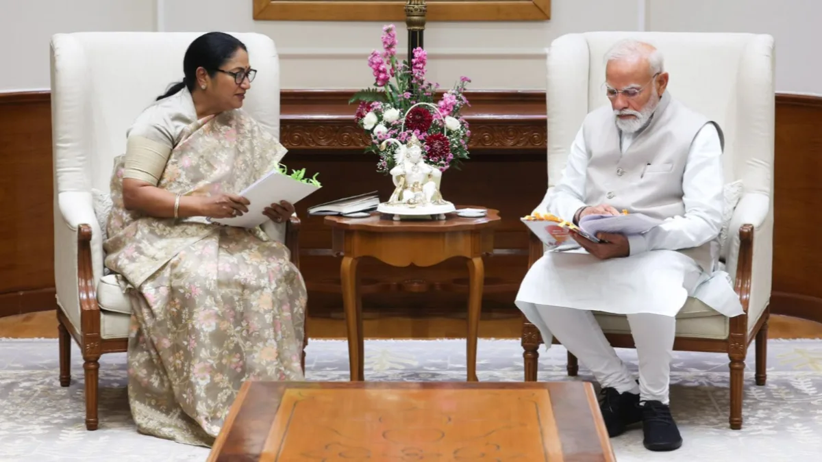 Delhi CM Rekha Gupta meets PM Modi, discusses national capital’s development agenda