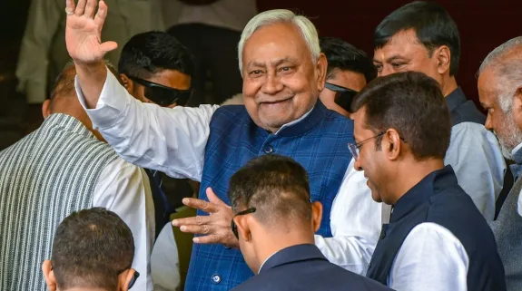 Nitish Kumar Rajya Sabha move announcement, Bihar Chief Minister resignation speculation, full support new government guidance, both houses of legislature parliament wish, developed Bihar resolve unchanged