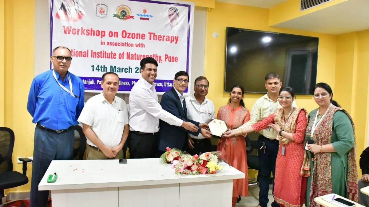 Patanjali University organises Ozone Therapy training for naturopathy students