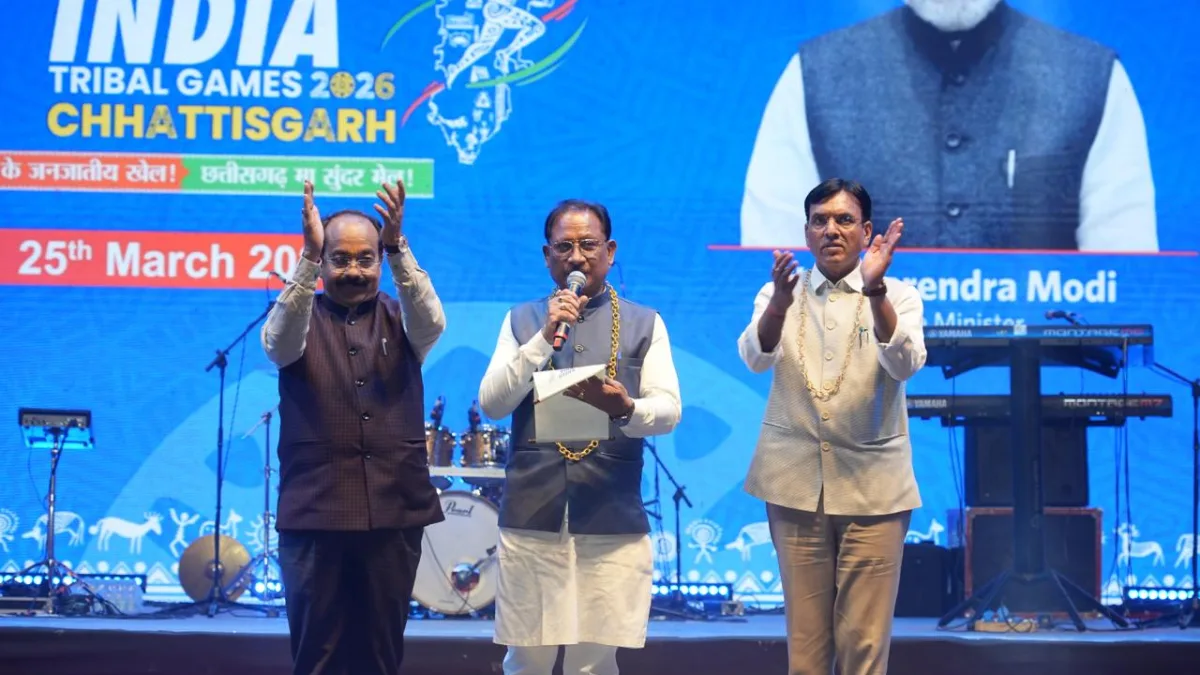 Khelo India Tribal Games 2026 begins in Chhattisgarh; Mansukh Mandaviya highlights grassroots talent