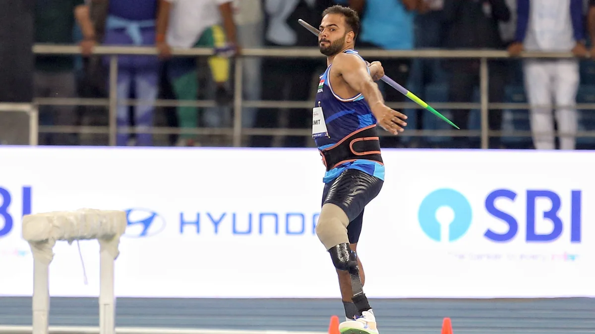 Sumit Antil leads India’s dominant show on Day 2 of New Delhi World Para Athletics Grand Prix