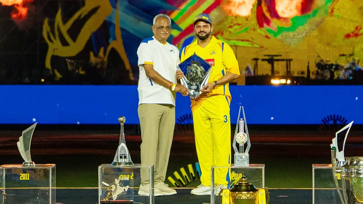 CSK induct Suresh Raina, Matthew Hayden into inaugural Hall of Fame at ROAR 2026