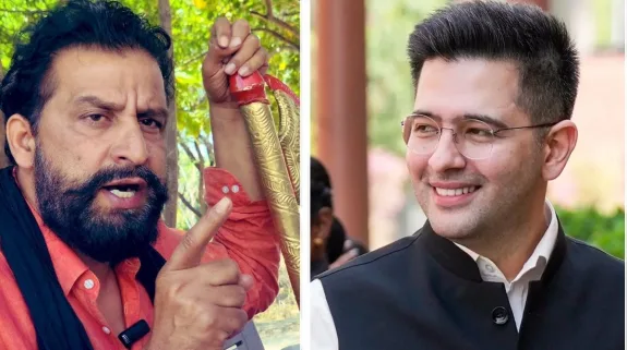 AAP vs Raghav Chadha face-off takes new dimension Naveen Jaihind alleges extortion and beating claims