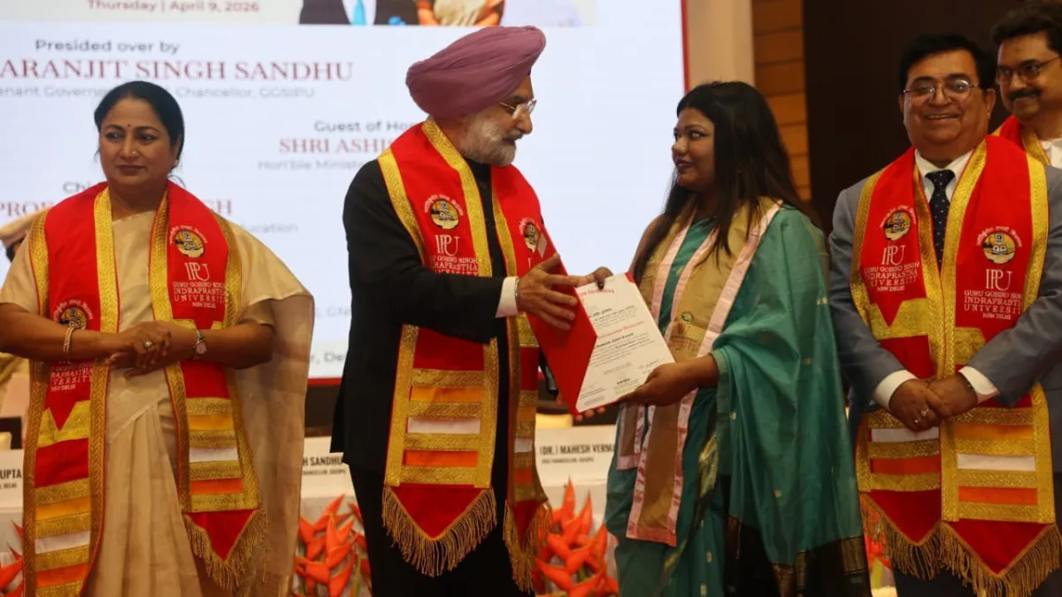 Delhi LG & CM confer 26,649 degrees at IP University convocation; youth will be drivers of developed India, says Rekha Gupta