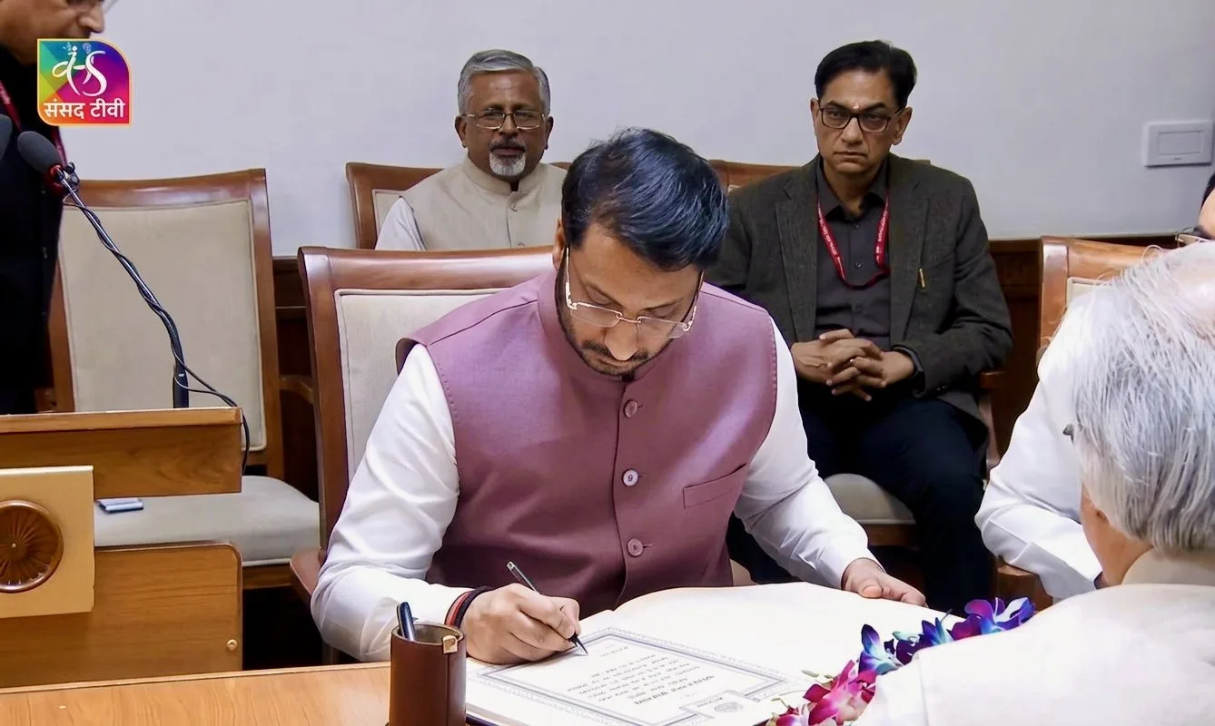 Parth Pawar vows to uphold father Ajit Pawar’s legacy as he enters Rajya Sabha