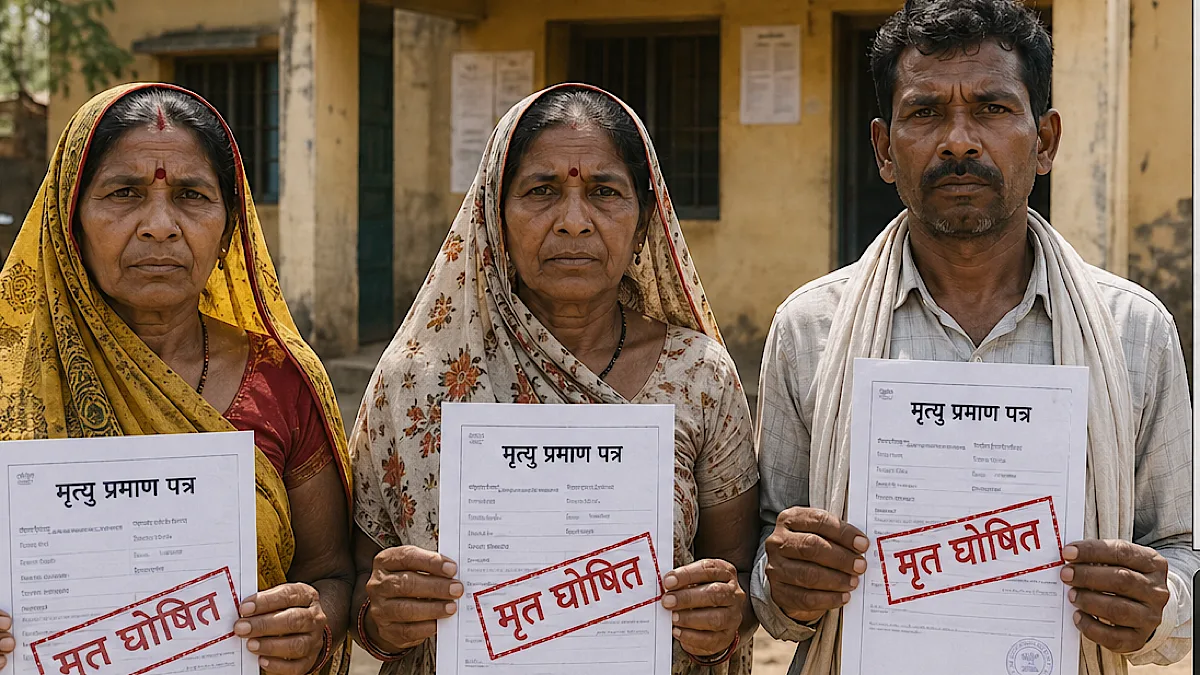 Panchayat secretary declares two widows, Dalit man living in MP village dead