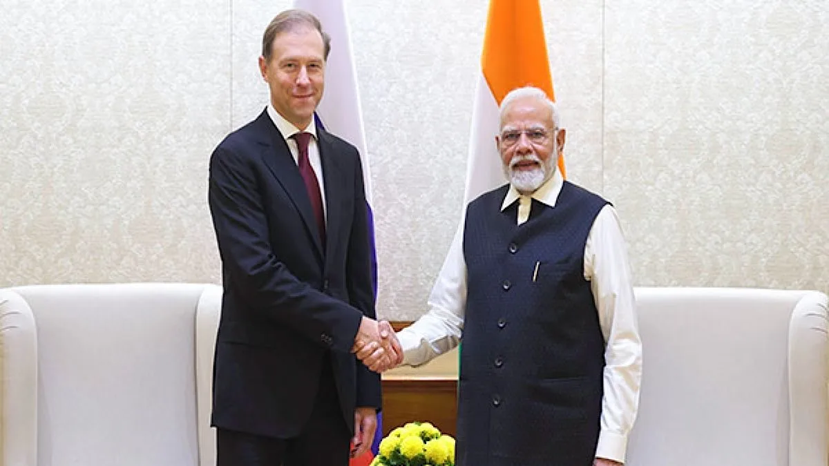 Russia’s Deputy PM Manturov meets PM Modi to review bilateral ties