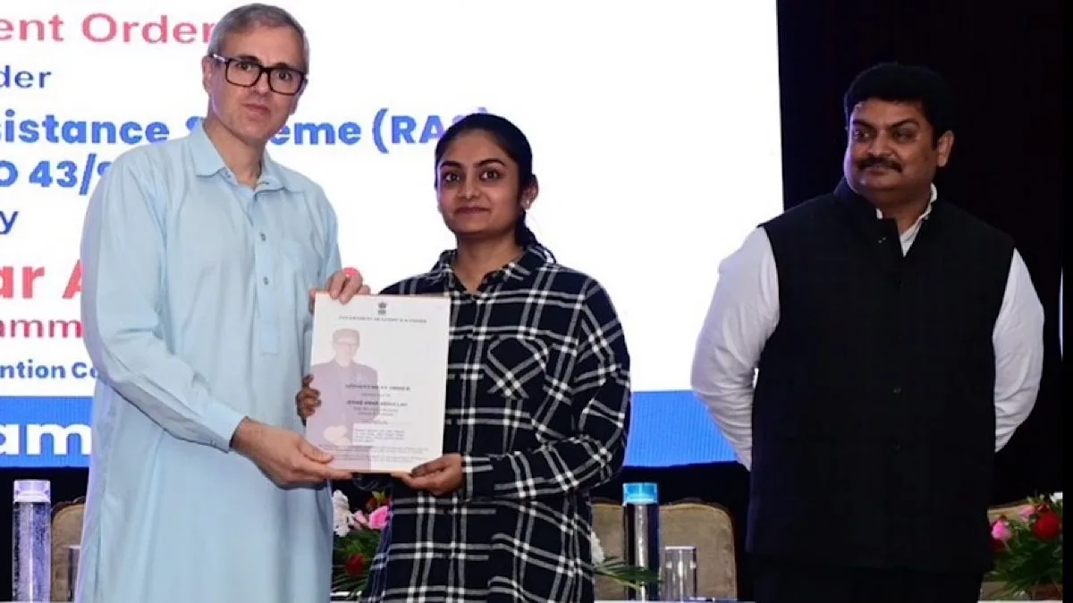 CM Omar Abdullah calls for overhaul of Rehabilitation Assistance Scheme; hands over 124 job letters