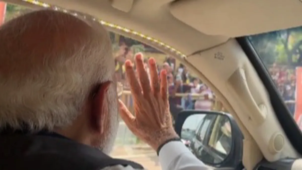 PM Modi shares glimpses of Asansol rally, says Bengal backs BJP’s development agenda