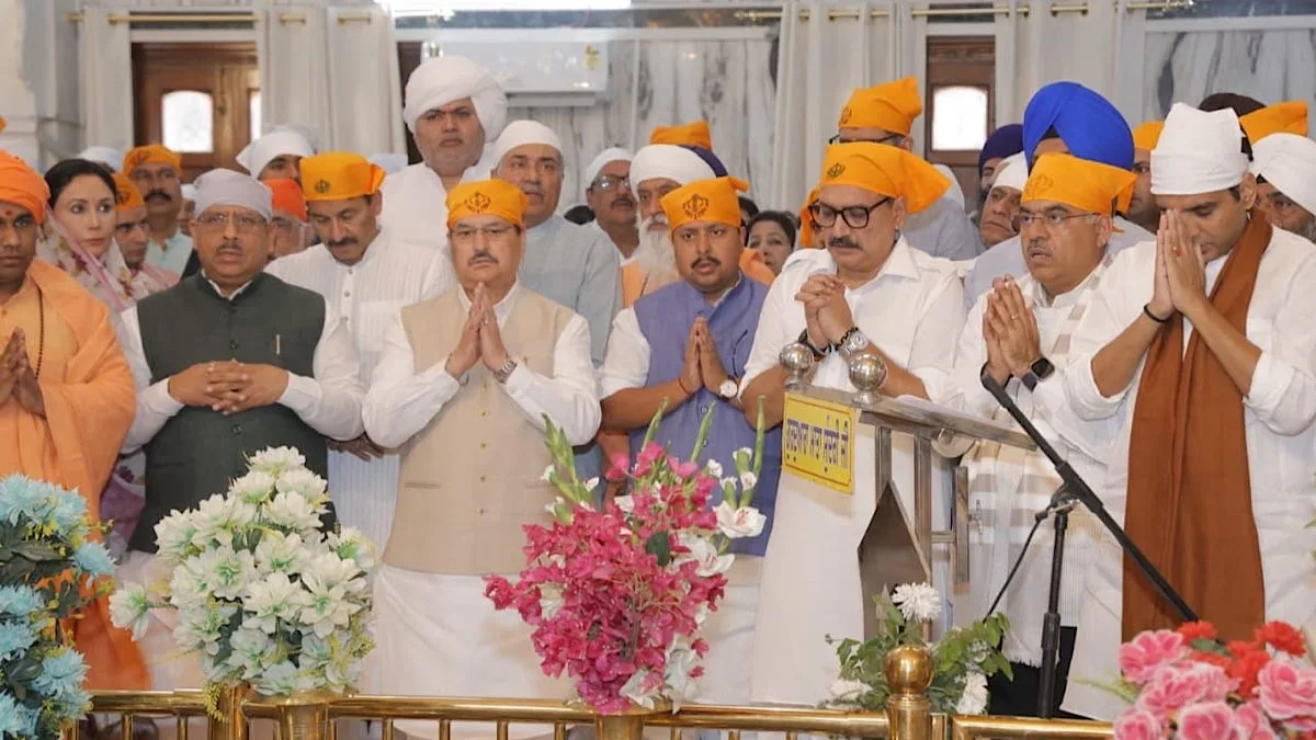 BJP national president, leaders and workers pay tribute to late Shyam Lal Sachdeva
