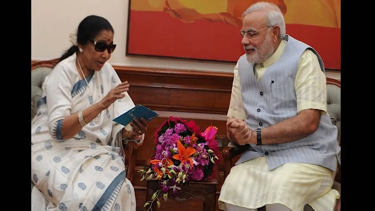 ‘A voice that defined generations’: PM Modi pays tribute to Asha Bhosle