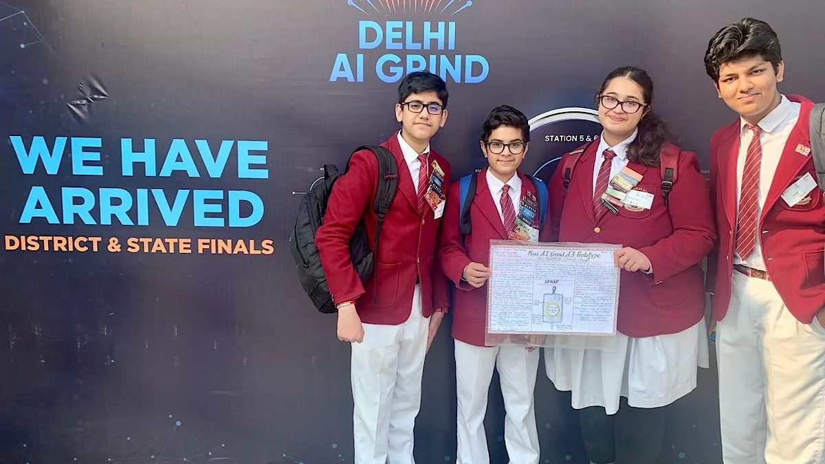 Springdales School, Dhaula Kuan shines at Delhi AI Grind 2026–27