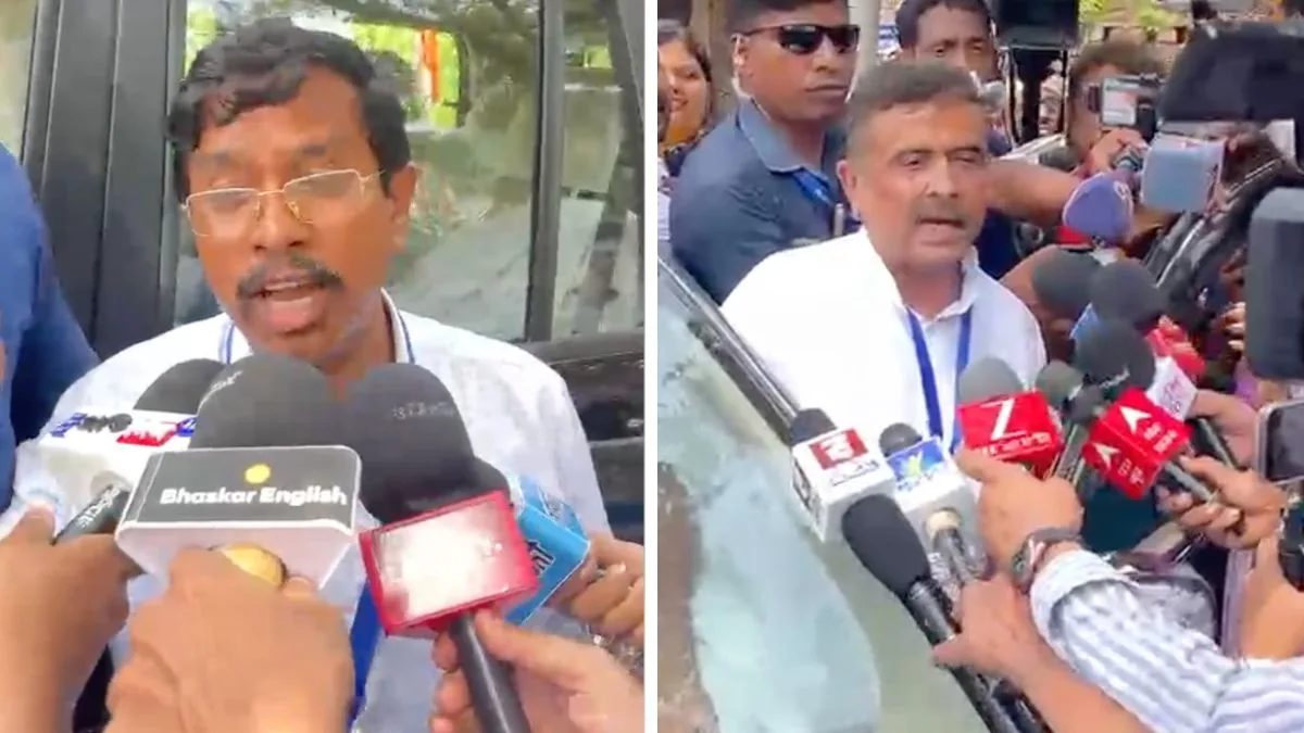 Locking ‘horns’: WATCH Suvendu Adhikari in a honking fest with opponent Pabitra Kar in Nandigram