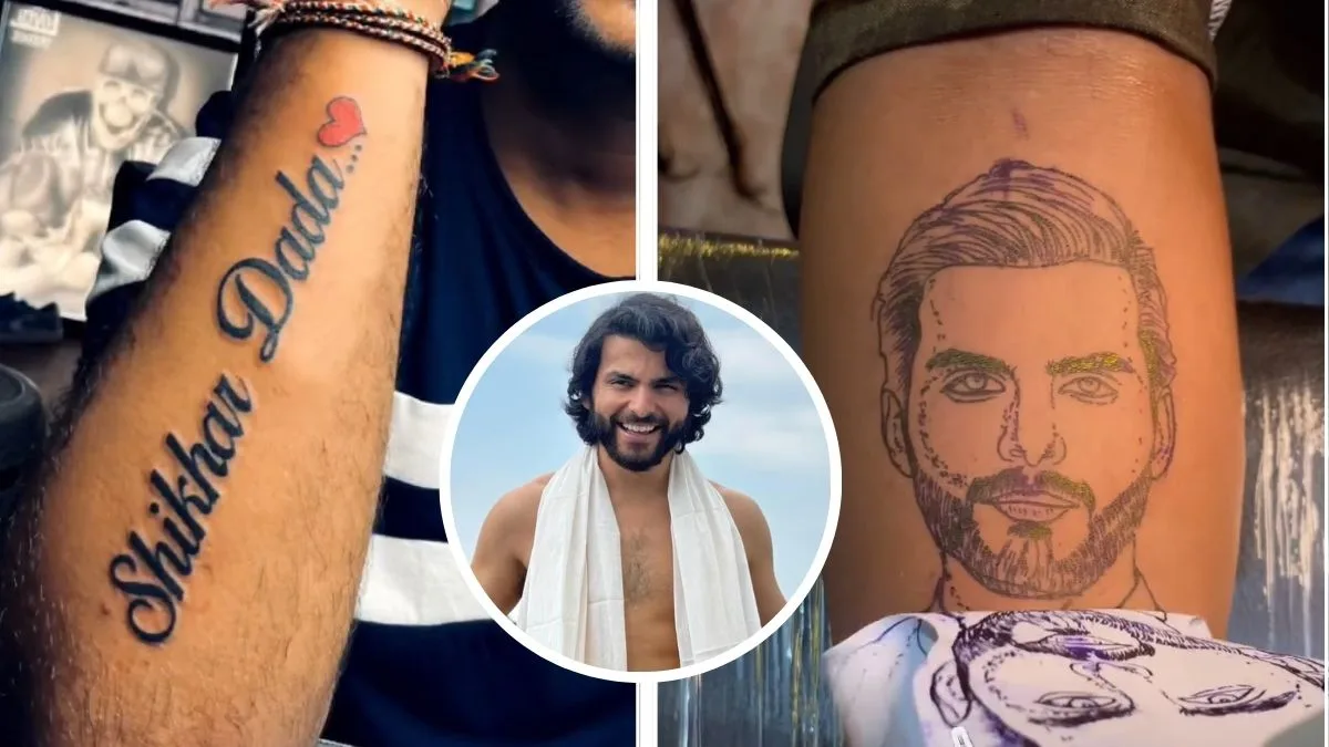 Permanent devotion or just plain weird? Fan gets Janhvi Kapoor’s boyfriend Shikhar Pahariya’s face and name tattooed