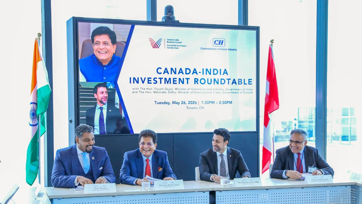 ‘Canada Trade Mission to India’ announced as Union Minister Piyush Goyal holds high-level talks with top leaders in Toronto