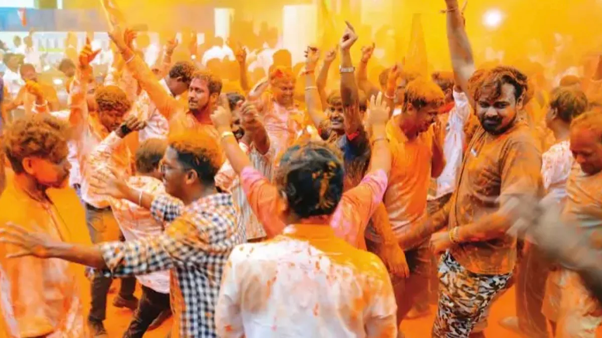 Saffron surge sweeps the east