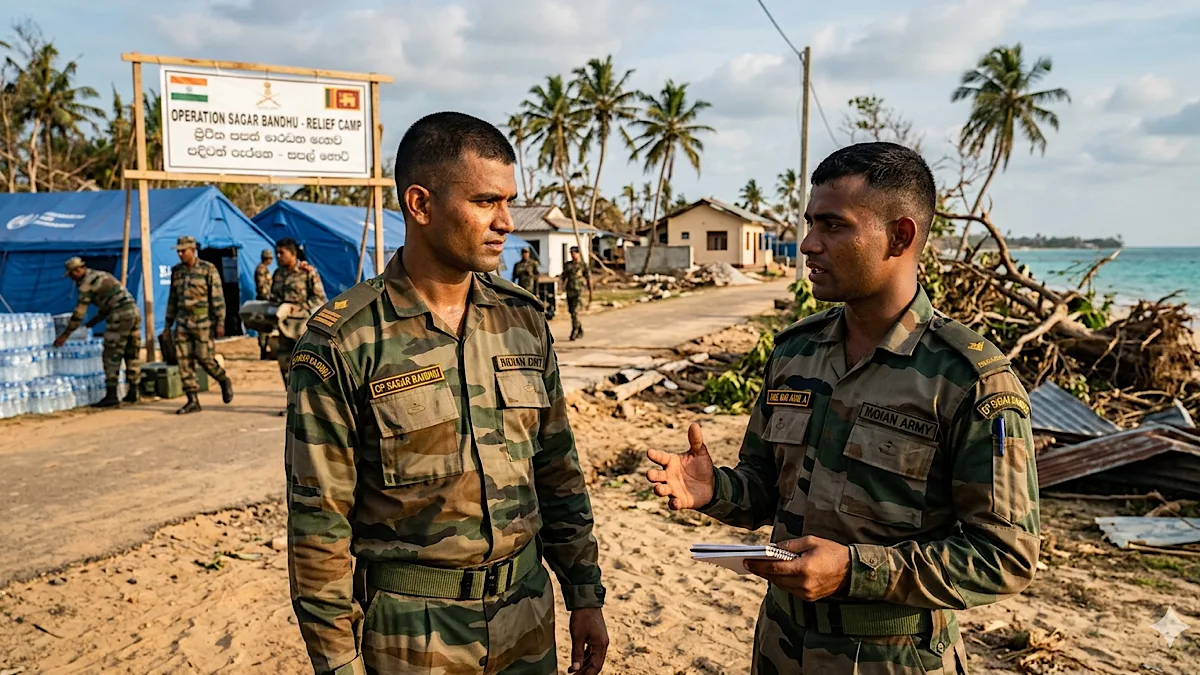 Two soldiers postponed weddings to serve cyclone-hit Sri Lanka, embodying Army’s ‘duty before self’ ethos