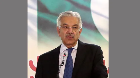 Pakistan Defence Minister Khawaja Muhammad Asif reacts to Donald Trump’s Abraham Accords push
