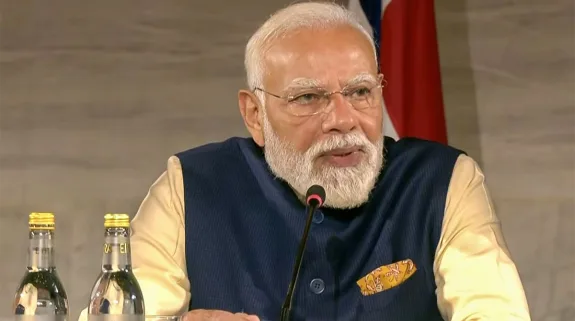Prime Minister Narendra Modi chairing a high-level Council of Ministers meeting in New Delhi