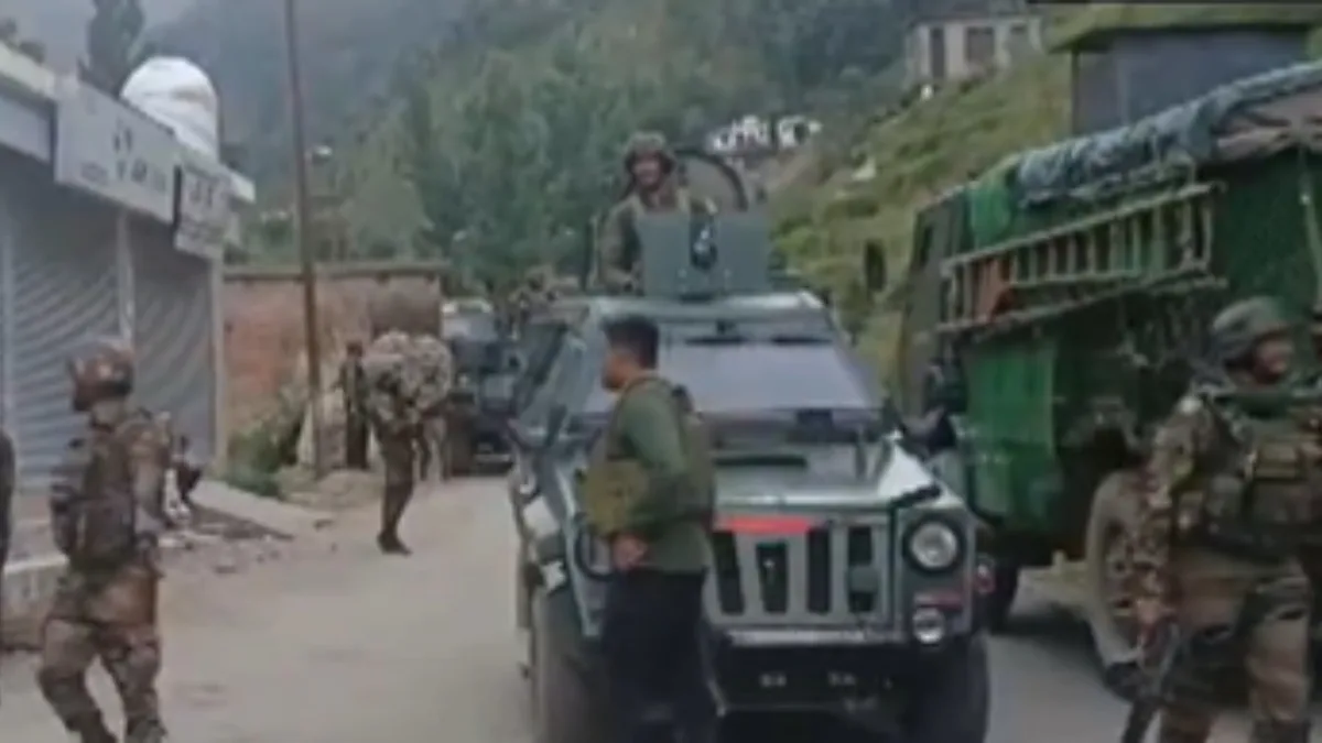 J&K: Encounter underway between Pakistani terrorists and security forces in Rajouri district