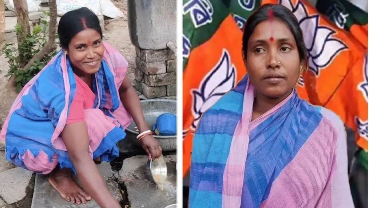 She worked as a ₹2,500 domestic help in four homes. Now BJP’s Kalita Majhi wins Ausgram by 12,535 votes in West Bengal