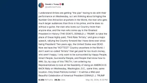Trump on Truth Social