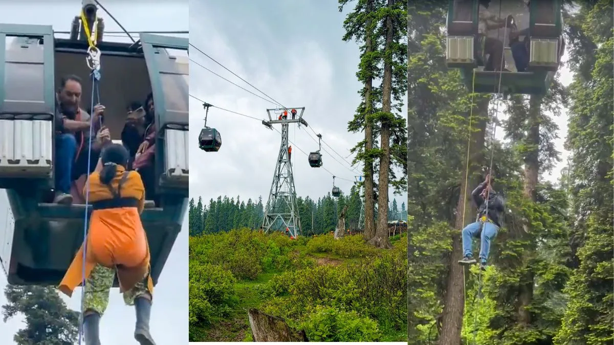 J&K: Nearly 300 tourists rescued after Gulmarg cable car develops technical snag