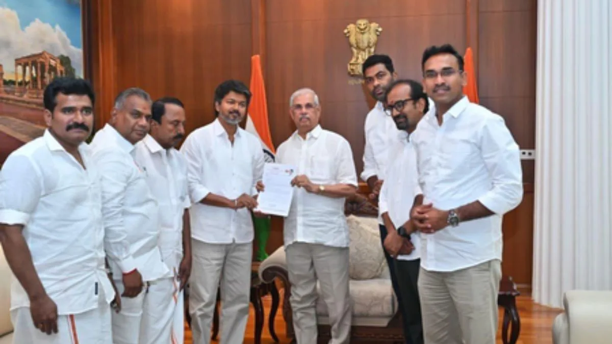 ‘Requisite majority support…hasn’t been established’: Tamil Nadu Governor puts ball back in Vijay’s court