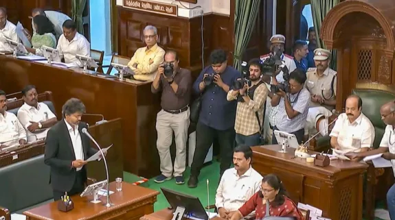 Tamil Nadu Chief Minister Vijay addresses Assembly after trust vote victory