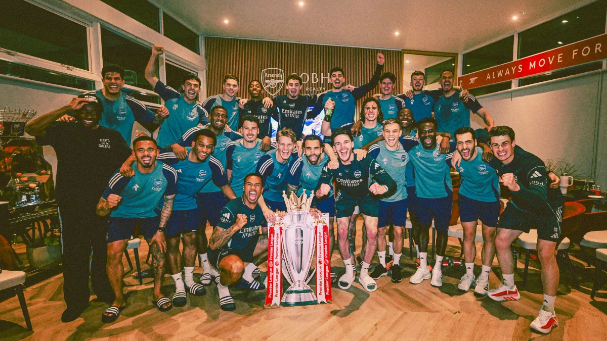 Arsenal win Premier League 2026 title after 22-year wait as Man City stumble