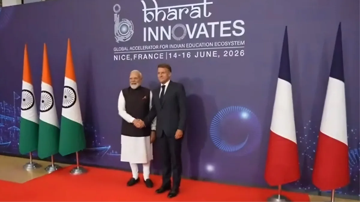 ‘Invitation to co-create with India’: PM Modi, Macron jointly inaugurate ‘Bharat Innovates’ in Nice