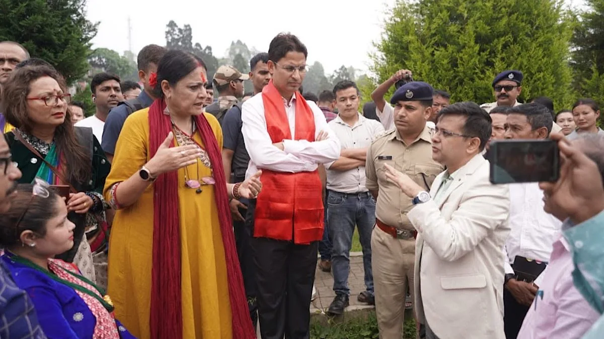 Agnimitra Paul inspects potable water projects in Darjeeling