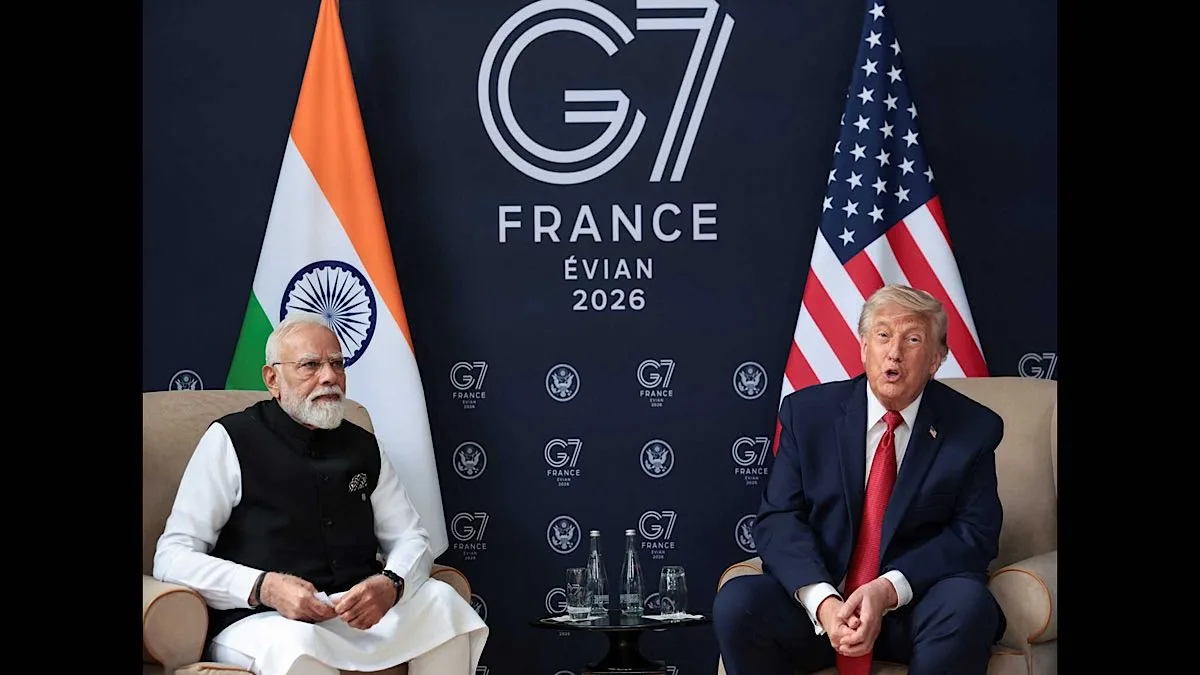 PM Modi, Trump hold high-stakes G7 talks, push trade pact and strategic cooperation amid global uncertainty