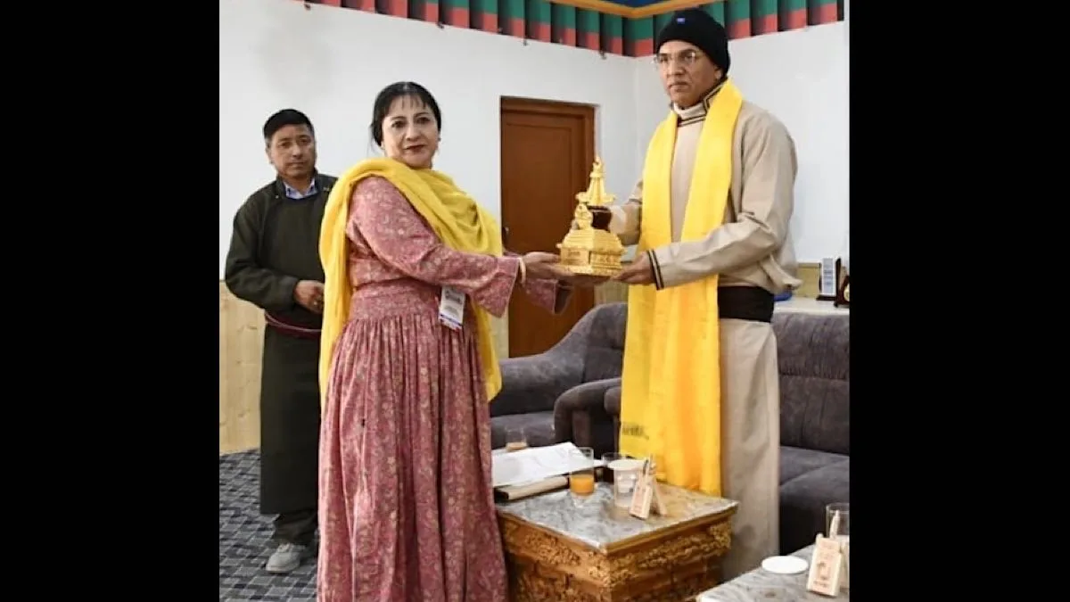 Mandaviya, Seth interact with people, security forces in Ladakh’s border village