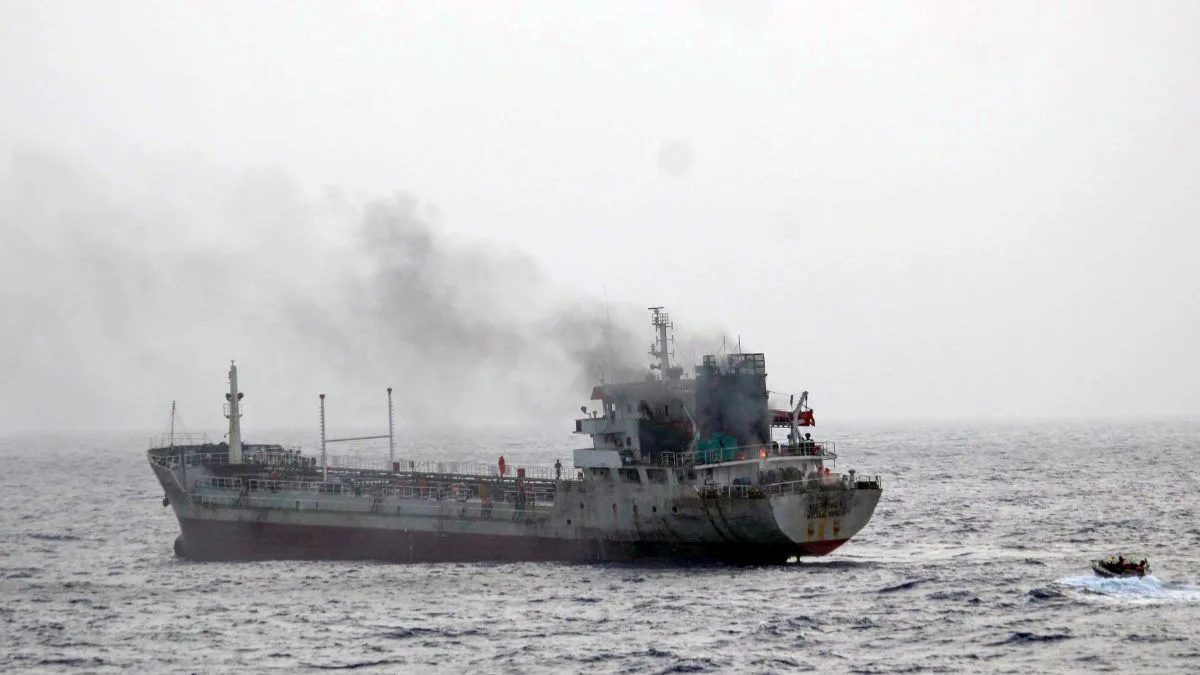 MEA debunks attack reports on Indian-crewed tanker MT Liaki Freedom, says all crew safe