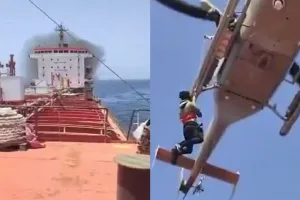 Oil tanker with 24 Indian crew members comes under suspected attack near Strait of Hormuz