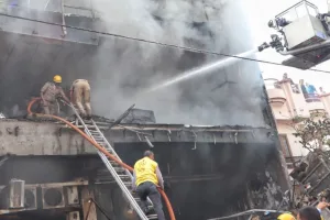 14 students killed in massive fire at Lucknow coaching centre, several feared trapped; rescue operations underway