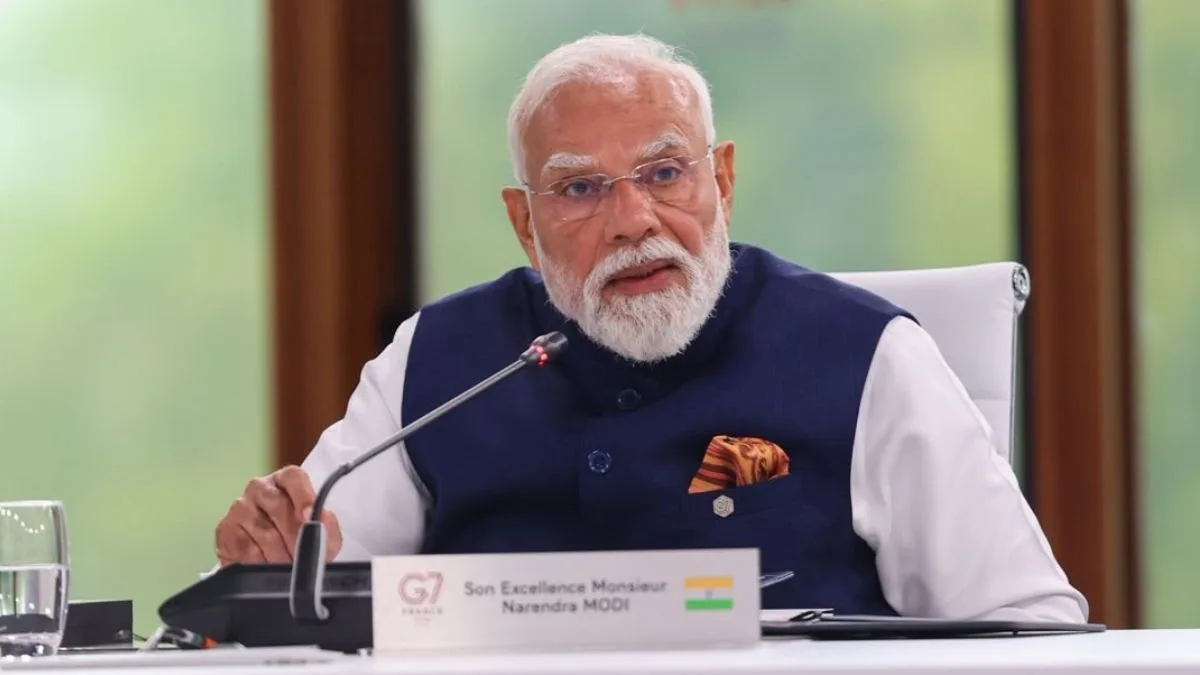 Trust deficit, not resource scarcity, biggest challenge before the world: Modi at G7 Outreach Session