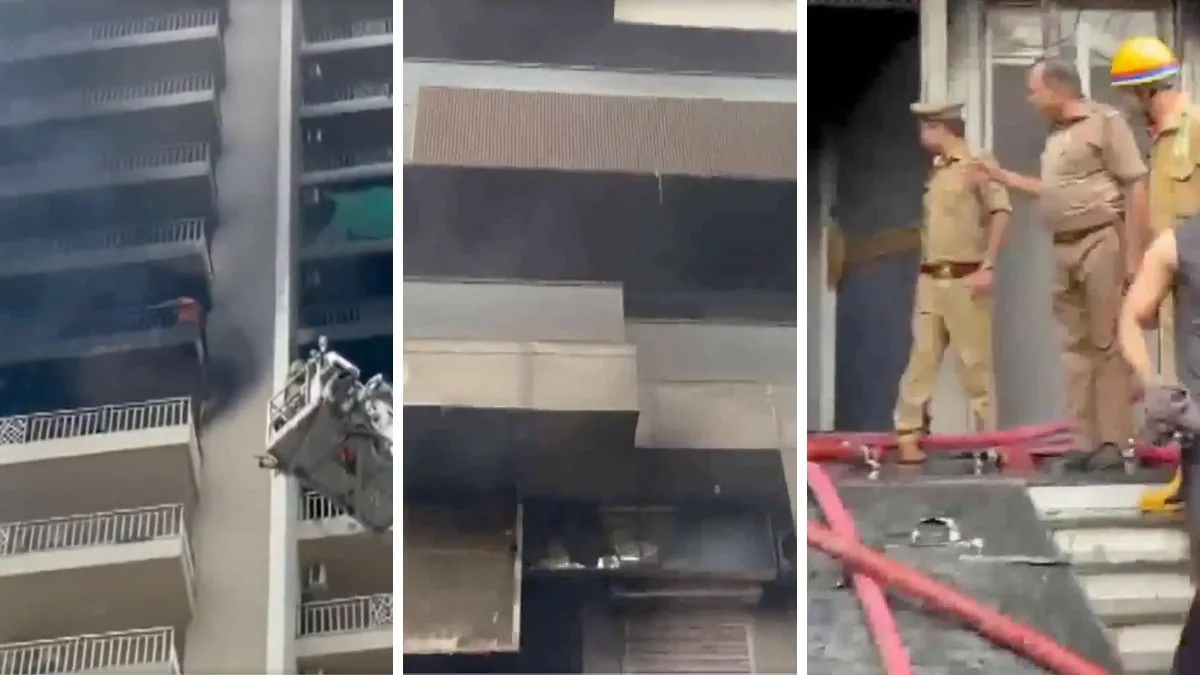 Noida sees two fire incidents in a day; all trapped occupants rescued, UP CM Yogi Adityanath directs relief operations
