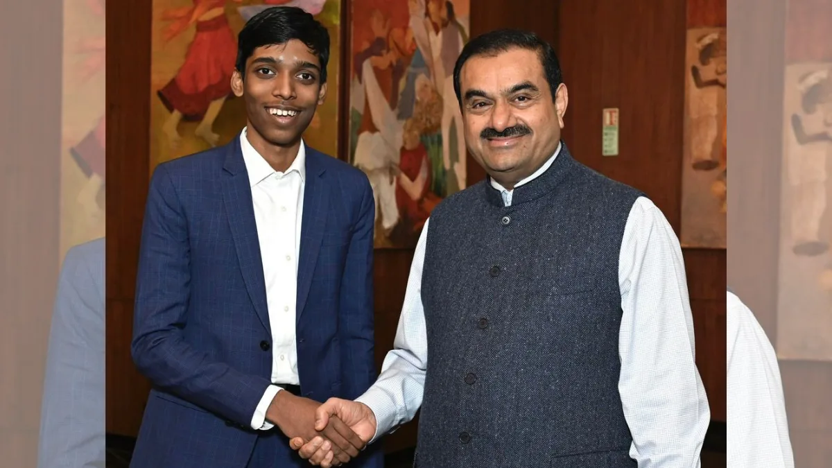 ‘Fearless, focused’: Gautam Adani and Anand Mahindra hail Praggnanandhaa after historic Norway Chess triumph